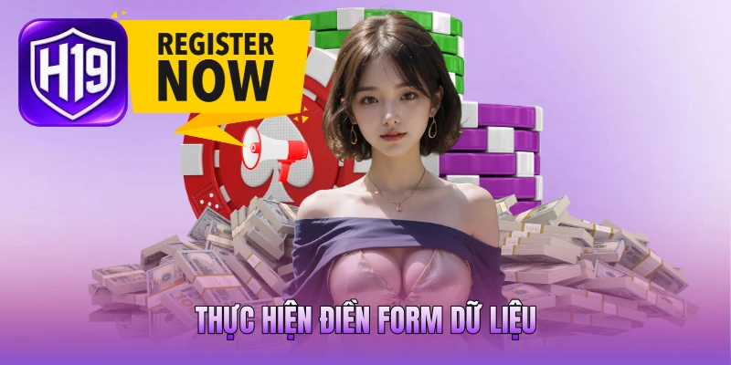 Thực hiện điền form dữ liệu